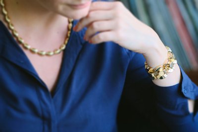 Bracciale Tank in oro 18k, bracciale retrò, maglia geometrica, bracciale Tank retrò, gioielli antichi di Parigi