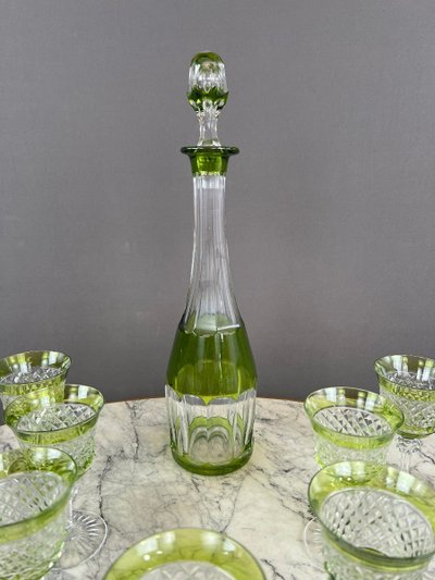 Crystal Liqueur Set 11 Glasses and 1 Carafe