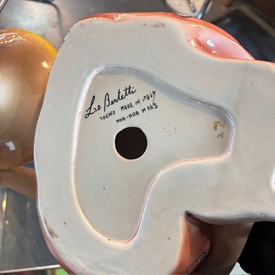 Grande scultura  “ Noa Noa “Le Bertetti Torino anni 30 . H 42 L50 prof 30