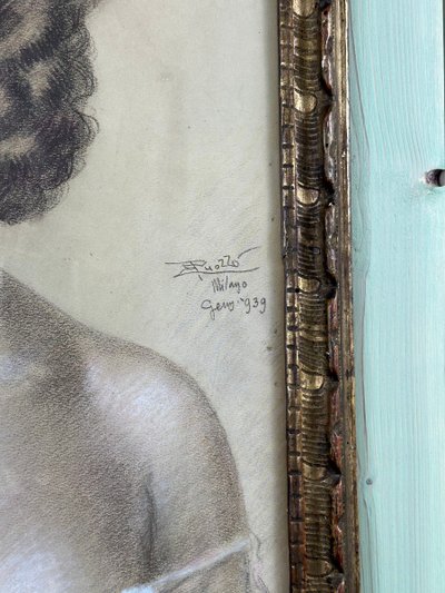 Female Portrait Pastel 1939