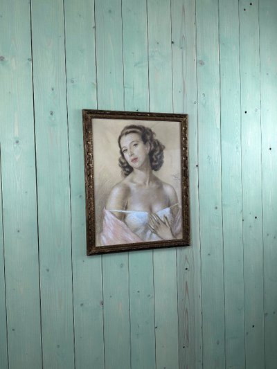 Female Portrait Pastel 1939
