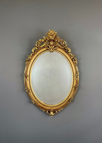 Miroir Doré Napoléon III XIXe Siècle