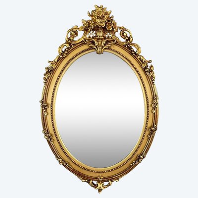 Miroir Doré Napoléon III XIXe Siècle