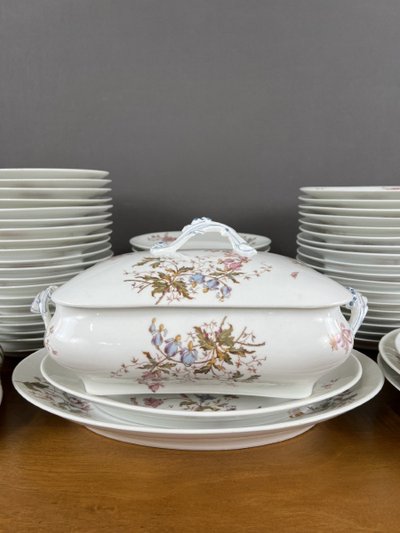 Service De Table En Porcelaine William Guérin & Co Fin XIXe Siècle