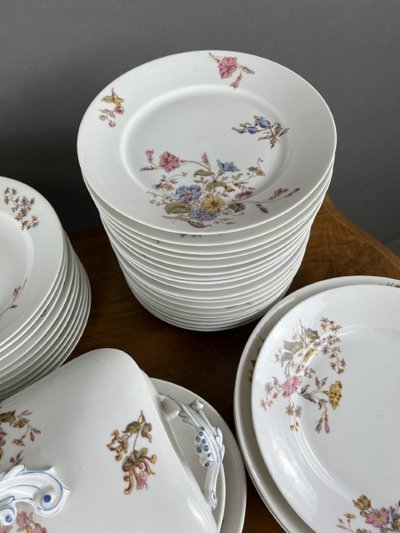 Service De Table En Porcelaine William Guérin & Co Fin XIXe Siècle