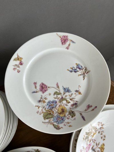 Service De Table En Porcelaine William Guérin & Co Fin XIXe Siècle