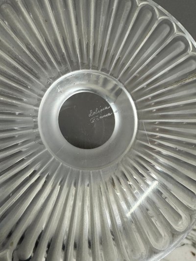 Coupe En Cristal Lalique France