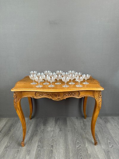 Verres En Cristal Champagne Cocktail XIXe Siècle