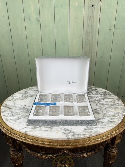 Set di bicchieri da cocktail Daum France del XX secolo