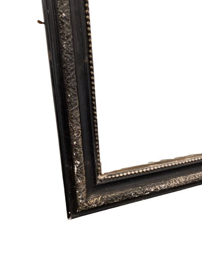 19th century Louis Philippe mirror in painted wood - 50cm x 62cm
