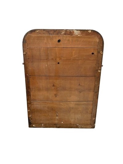 Specchio Luigi Filippo in legno dorato del XIX secolo - 67 cm x 90 cm