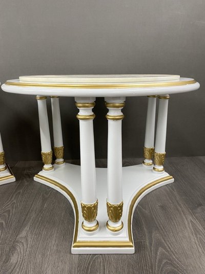 Paire De Tables D’appoint Style Néoclassique XXe Siècle