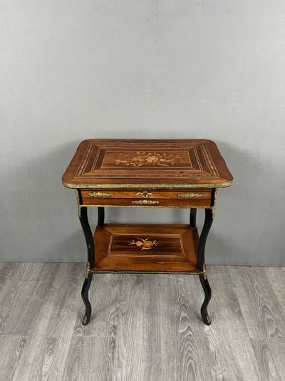 Table D’appoint à Bijoux De Style Napoléon III XIXe Siècle