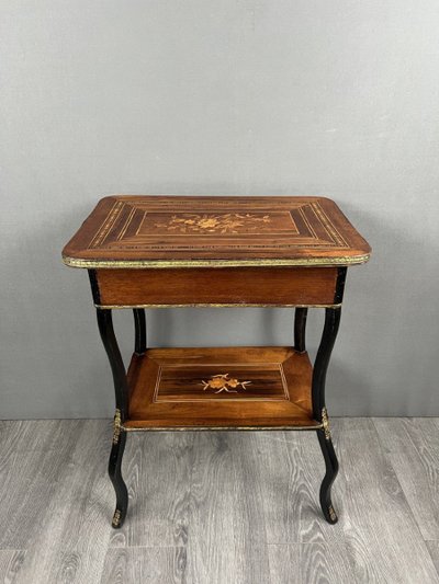 Table D’appoint à Bijoux De Style Napoléon III XIXe Siècle