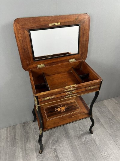 Table D’appoint à Bijoux De Style Napoléon III XIXe Siècle