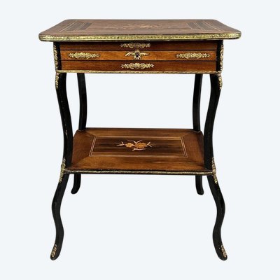 Table D’appoint à Bijoux De Style Napoléon III XIXe Siècle