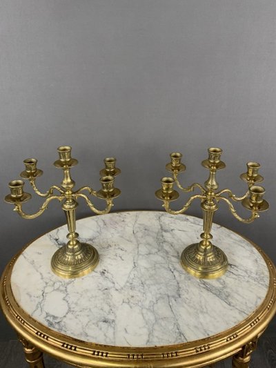 Candelabri in bronzo del XIX secolo
