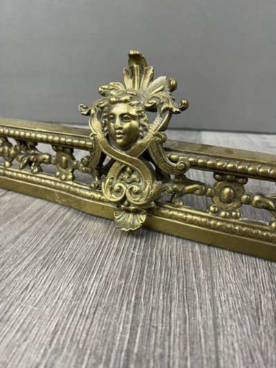 Exceptional Bronze Chenets Louis XVI Style XIXth Century