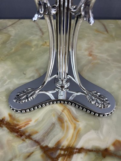 Coupe En Cristal De Baccarat Et Métal Argenté XIXe Siècle