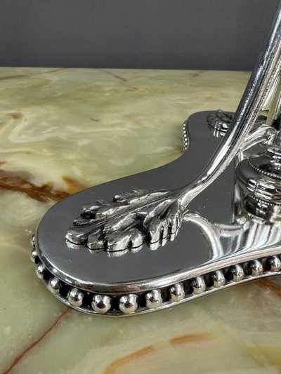 Coupe En Cristal De Baccarat Et Métal Argenté XIXe Siècle