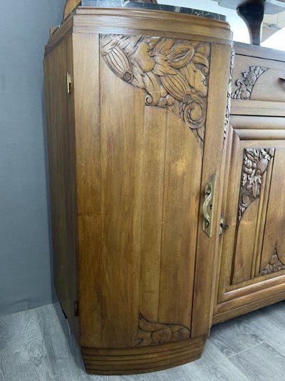 Buffet Art Nouveau De La Première Moitié Du XXe
