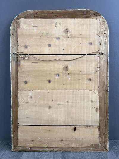 Specchio in legno intagliato e dorato, stile Luigi Filippo, XIX secolo