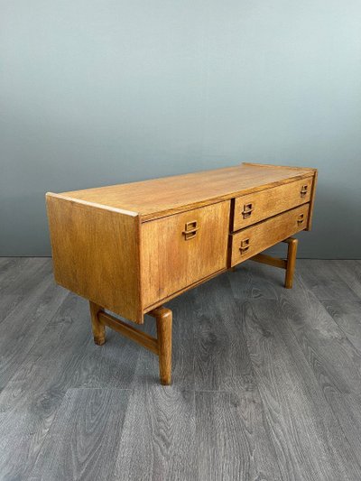 Enfilade Scandinave Danoise En Teck Vintage 1960, XXe Siècle