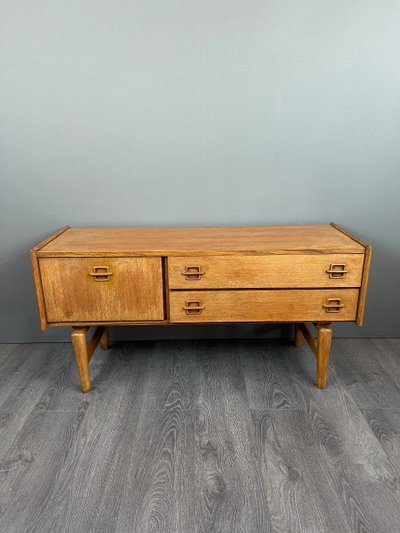 Enfilade Scandinave Danoise En Teck Vintage 1960, XXe Siècle