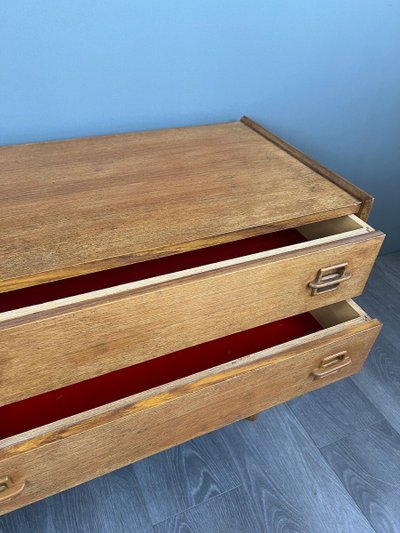 Enfilade Scandinave Danoise En Teck Vintage 1960, XXe Siècle