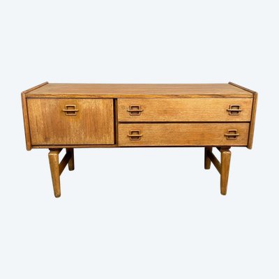 Enfilade Scandinave Danoise En Teck Vintage 1960, XXe Siècle
