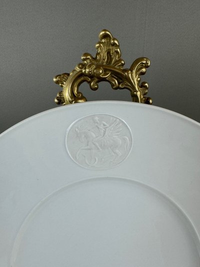 Service Plat Et Assiettes à Dessert En Porcelaine Kmp Berlin, 20th Century