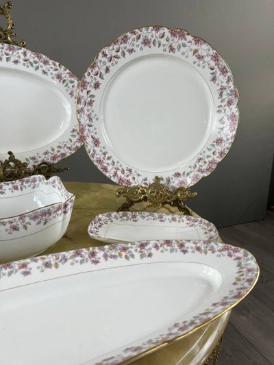 Service En Porcelaine De Pillivuyt & Cie 59 Pièces, XIXe Siècle