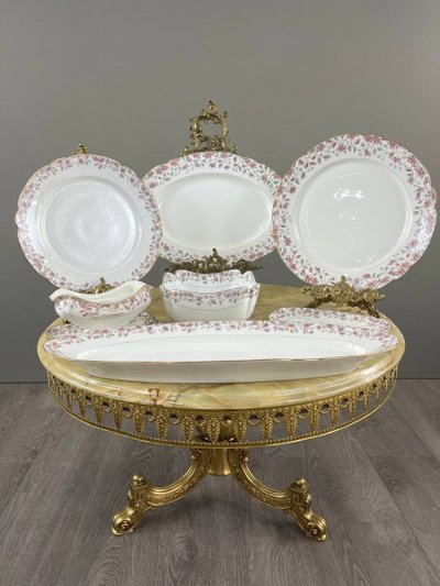Service En Porcelaine De Pillivuyt & Cie 59 Pièces, XIXe Siècle