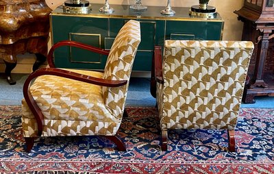 Pair of Mid-Century Armchairs, 20th Century