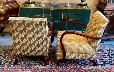 Pair of Mid-Century Armchairs, 20th Century