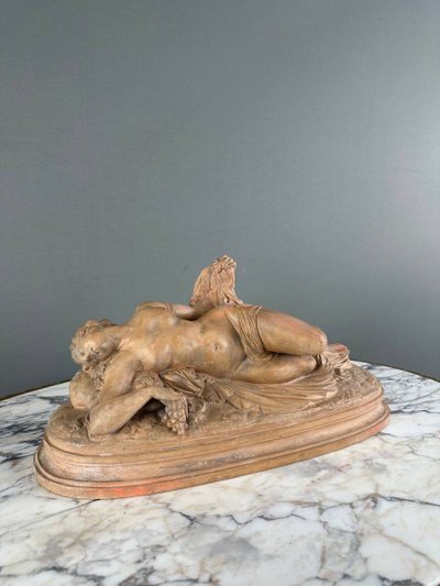 Sculpture En Terre Cuite Par François Théodore Devaulx (1808-1871), XIXe Siècle