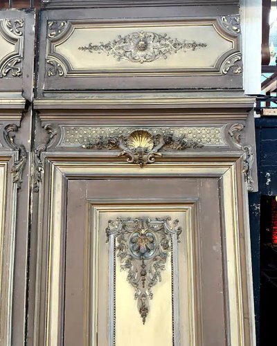 Coppia di porte con cornici Napoleone III 