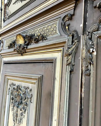 Coppia di porte con cornici Napoleone III 