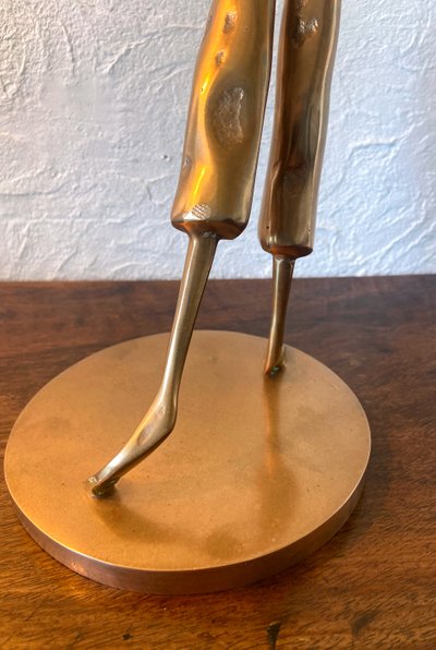 Scultura in bronzo "Il golfista"