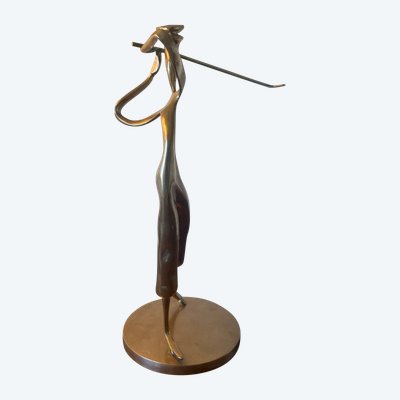 Scultura in bronzo "Il golfista"