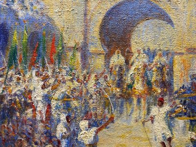 Georges Sauveur MAURY (1872-1960) - The Pasha's Exit - Circa 1920/1930