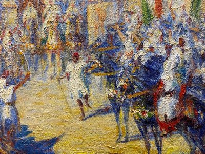 Georges Sauveur MAURY (1872-1960) - The Pasha's Exit - Circa 1920/1930