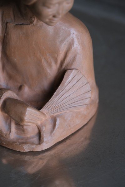 Terracotta Bust by Gaston Hauchécorne (1880-1945), Early 20th Century