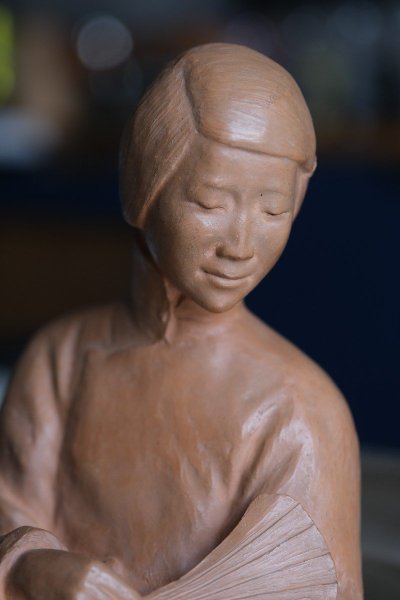 Terracotta Bust by Gaston Hauchécorne (1880-1945), Early 20th Century