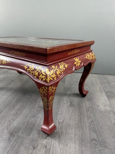 Table Basse Laquée , Style Chinois, XXe Siècle