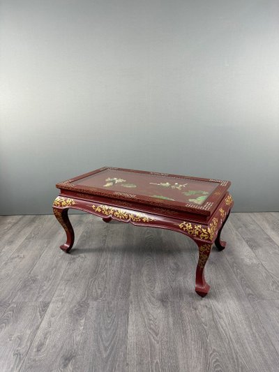 Table Basse Laquée , Style Chinois, XXe Siècle