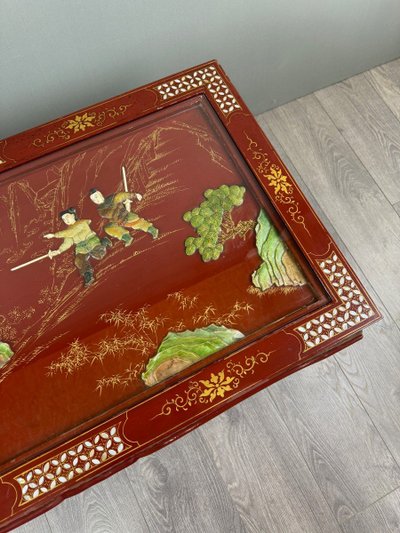 Table Basse Laquée , Style Chinois, XXe Siècle