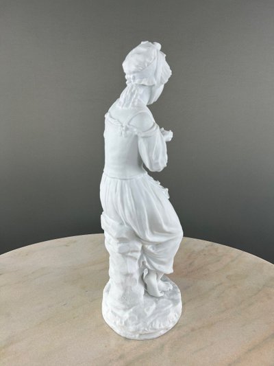 Paire De Sculptures En Biscuit, Signées G. Lévy (1820-1899), XIXe Siècle