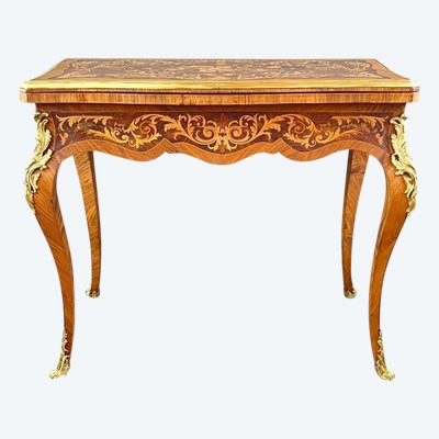 Table à Jeu , Style Louis XV, XIXe Siècle