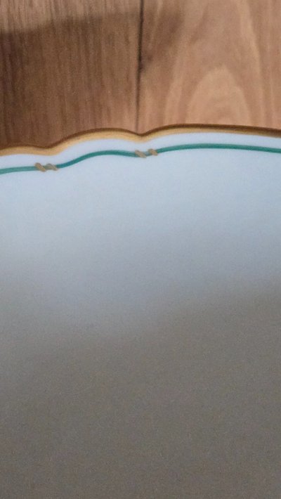 Pair of cups on pedestals, Marquis crown, 19th century